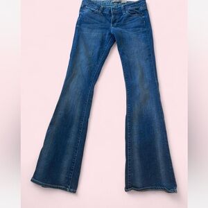 VINTAGE PAIGE Flare & Wide Leg Blue Jeans